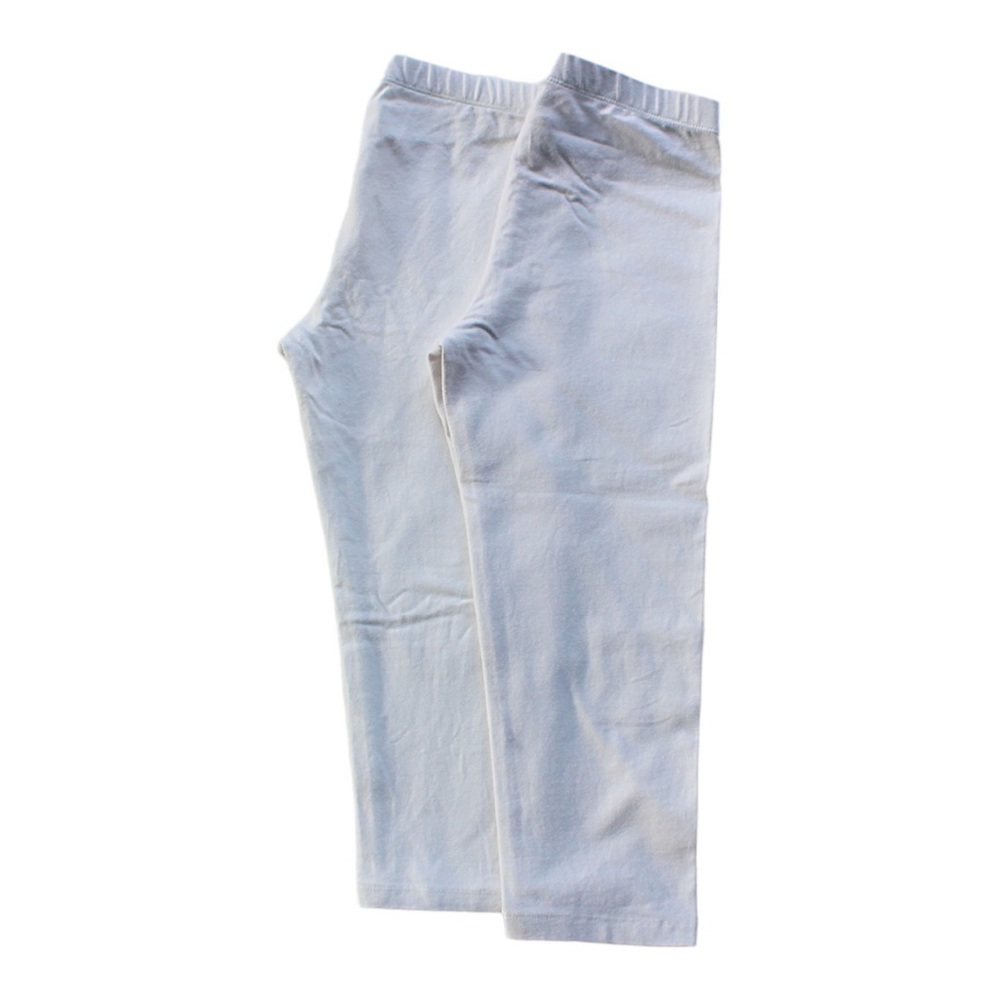 Cat & Jack 2-Pk White Capri Leggings. Size M = 10/12